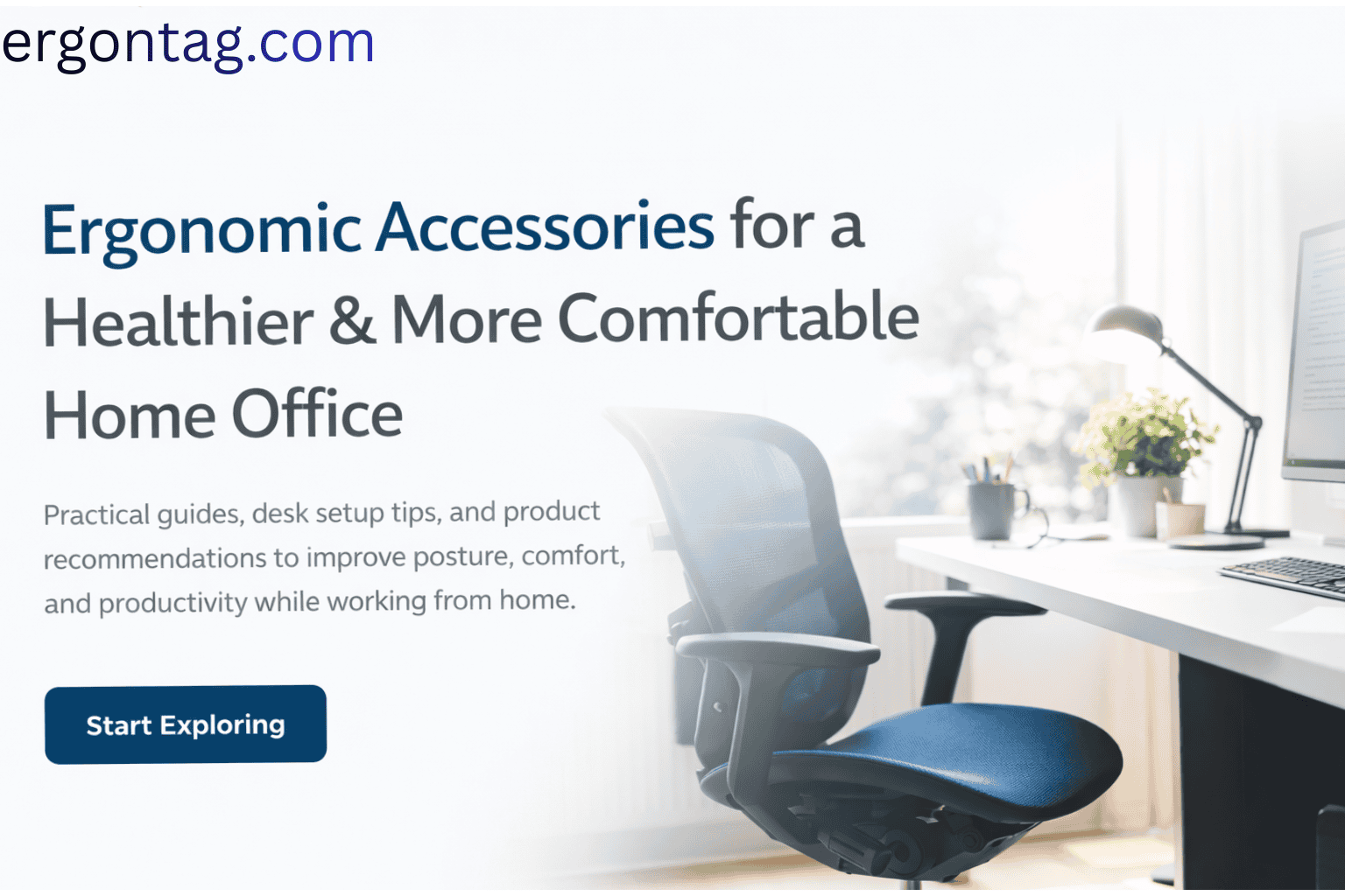 Ergonomic accessories for healthier & more comfortable home office