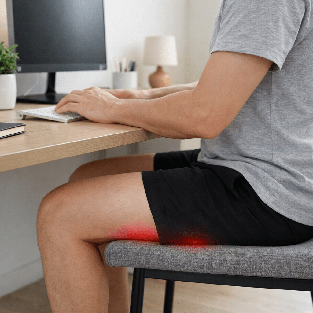 Thigh Pressure from Chair Edge: Causes, Fixes, and Better Sitting Setup