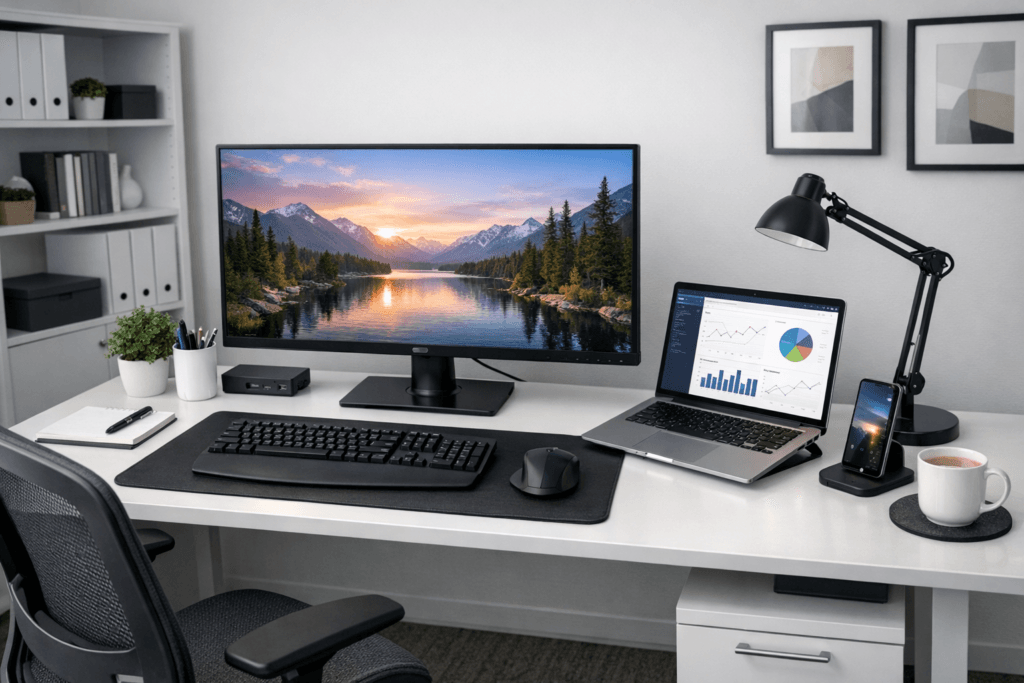 Laptop vs Monitor Setup Posture