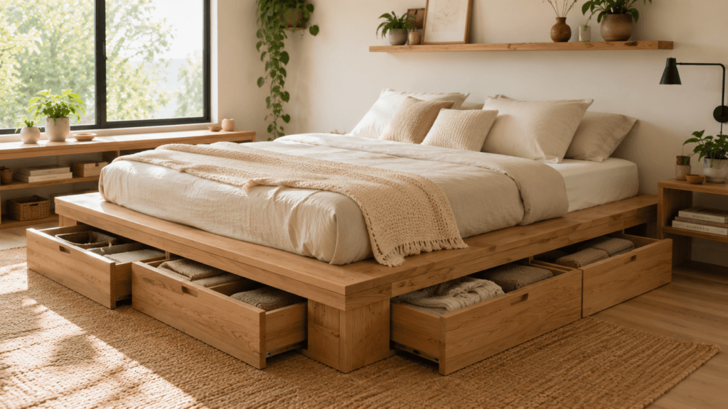Storage Platform Bed