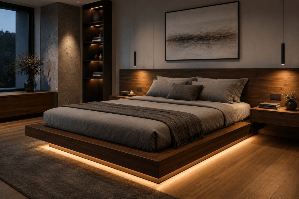 Floating Bed Frame