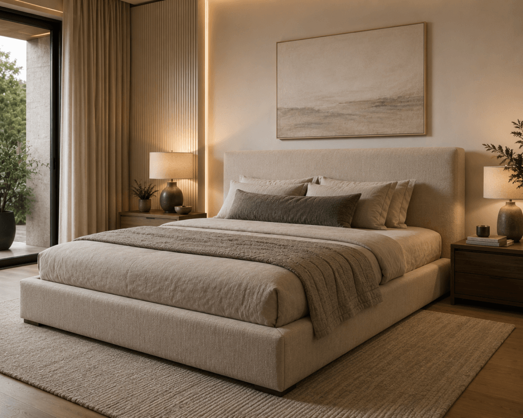 Upholstered DIY Bed Frame