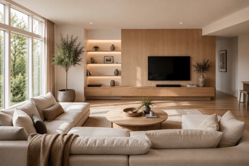 Seating Designed Around the TV