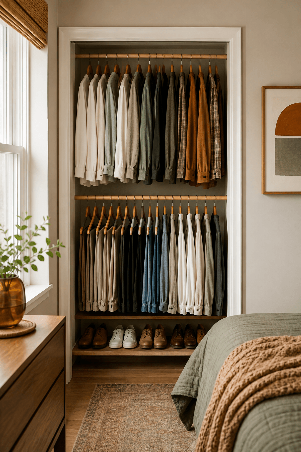 Small Closet Organisation