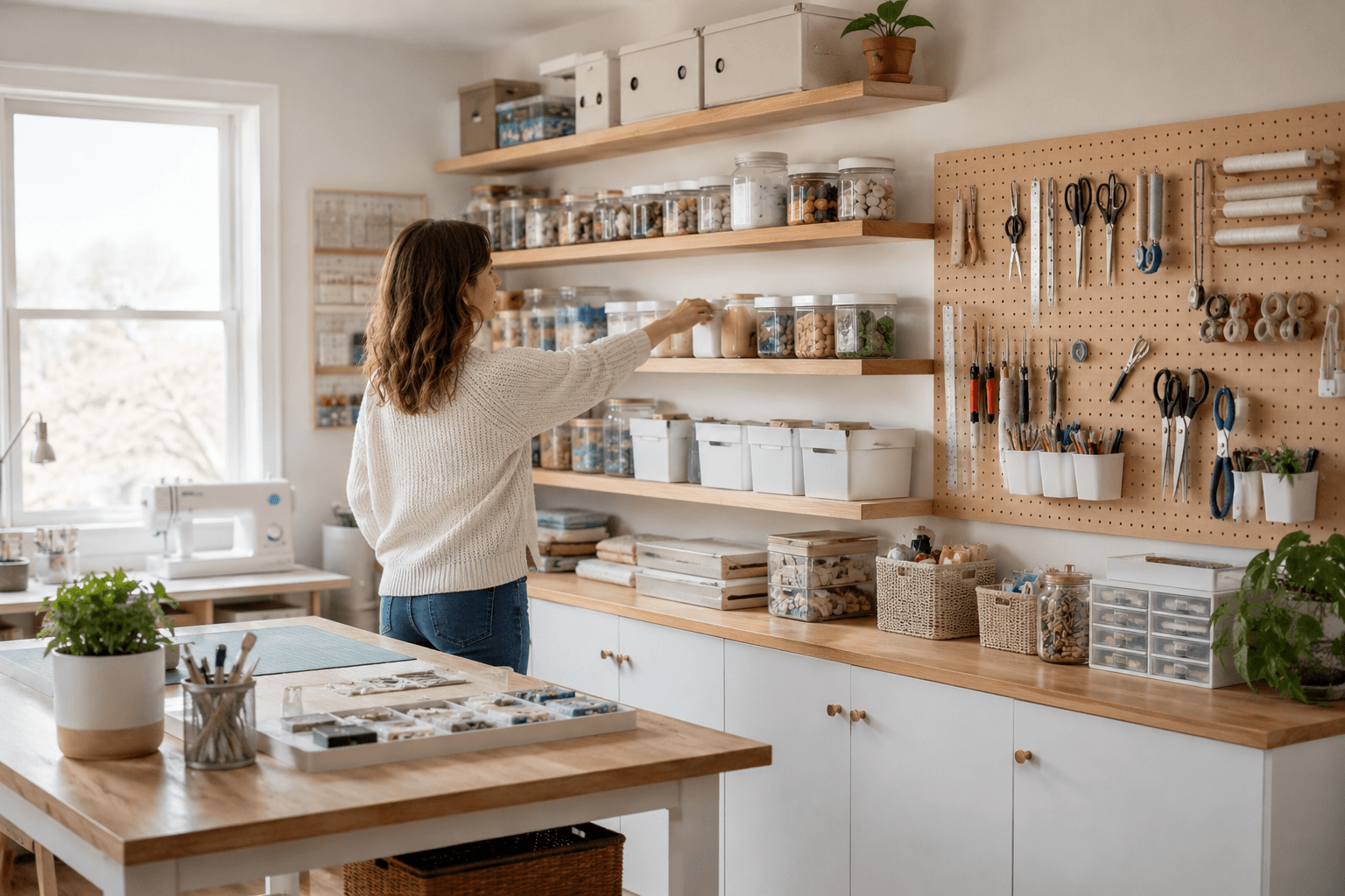 Craft Room Shelving Ideas