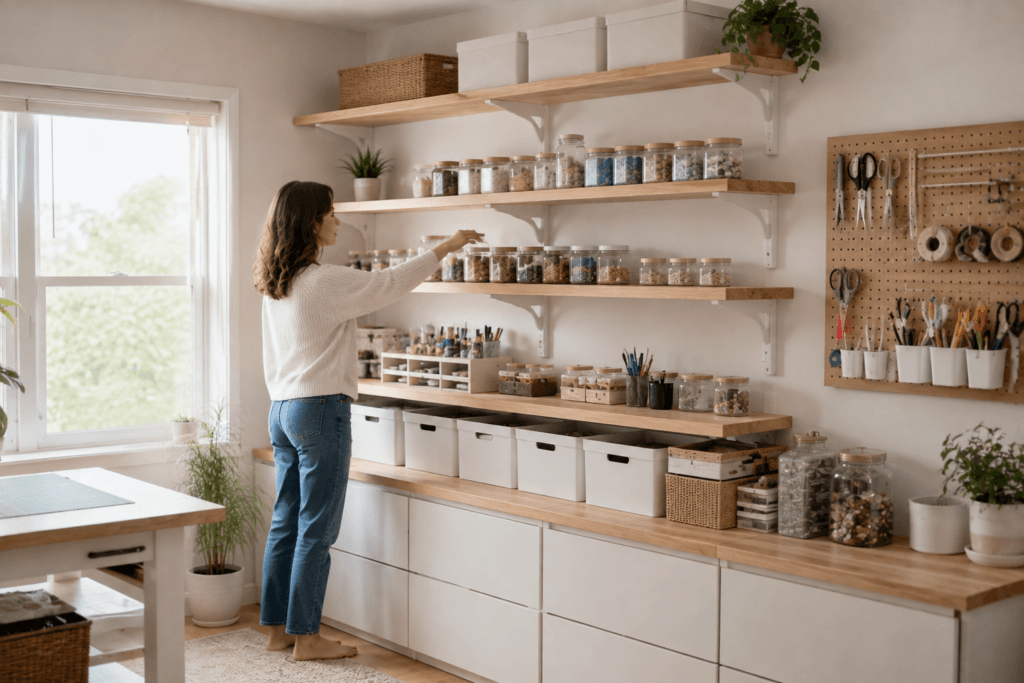 Craft Room Shelving Ideas