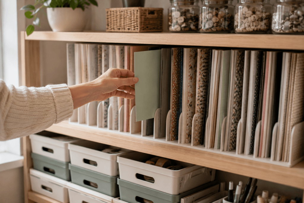 Vertical Dividers for Paper and Fabric