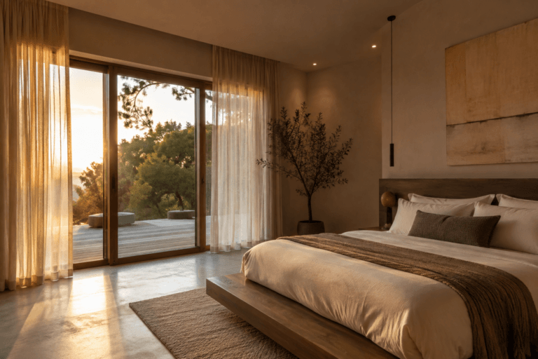 Bedroom Patio Door Ideas