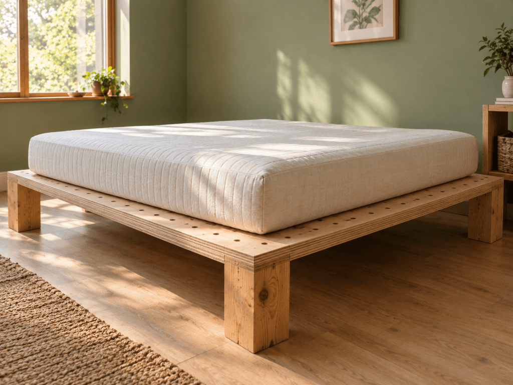 Plywood Platform on 4x4 Legs